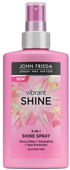 Spray do włosów John Frieda Vibrant Shine nadający połysk 3 w 1 150 ml (5037156279238)