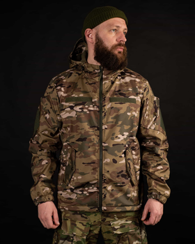 Тактична весняна куртка SoftShell "Шторм" - мультикам 2XL