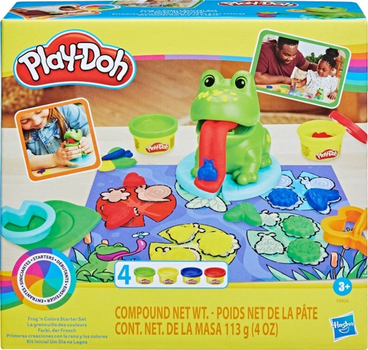 Набір для ліплення Hasbro Play-Doh Жаба та кольори (5010994208387)
