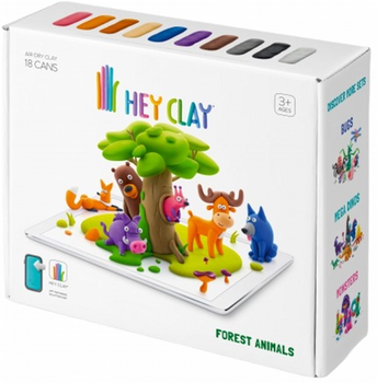 Пластична маса для ліплення TM Toys Hey Clay Лісові тварини (5904754600224)