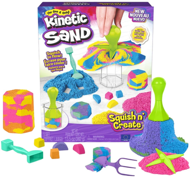 Piasek kinetyczny Kinetic Sand Zgniataj i twórz 382 g (0778988348109)