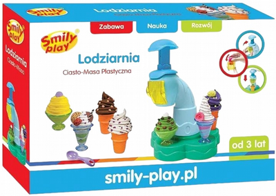 Набір для творчості Smily Play Тісто для моделювання Морозивна крамниця (5905375836863)