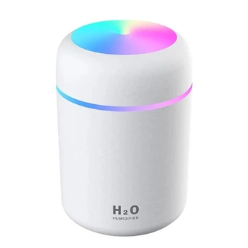 Зволожувач повітря ультразвуковий USB Colorful Humidifier білий