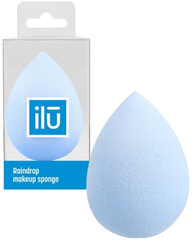Спонж-крапля для макіяжу Ilu Sponge Raindrop Blue Блакитний (5903018901077)
