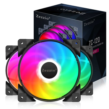 Набір вентиляторів Zezzio ZC-120 SRGB 3 in 1 Kit