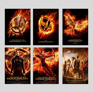 Постер фільму The Hunger Games / Голодні ігри / А3, 6 шт