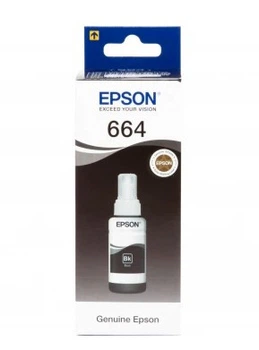 Чернила Epson (№ 664) L110/L210/L355/L555/L1300 (Black) 70ml (C13T66414A)