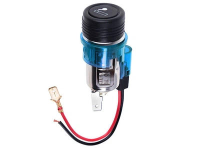 Прикуриватель с подсветкой в планку 12V Blue 10226