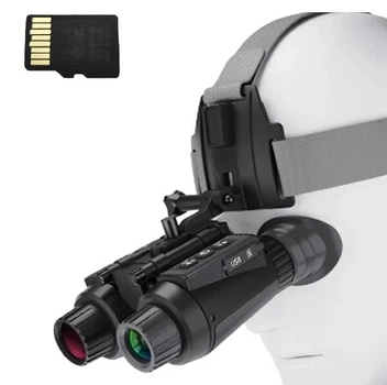 Тактический бинокль ночного видения NV8300 Super Light HD 4K до 500м для охоты и наблюдения с картой памяти 64Гб (LIV-S_11C)