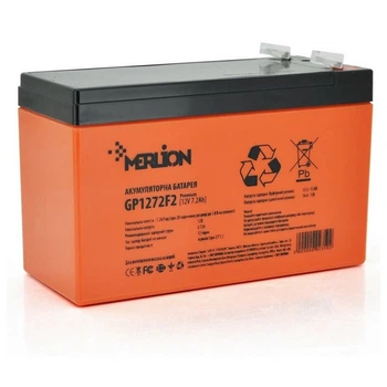 Акумуляторна батарея MERLION GP1272F2 PREMIUM 12V 7.2 Ah AGM VRLA