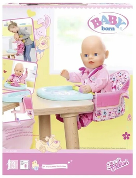 Krzesełko do karmienia Baby Born Zapf Creation przy stole (4001167825235)