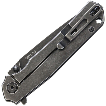 Нож складной карманный Ruike P801-SB (Frame lock, 86/200 мм)
