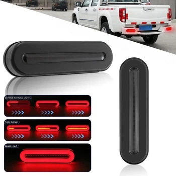 Фонарь задний светодиодный Wagon-mini 12-24V + бегущий поворот 13х4см (1шт)