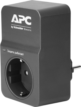 Filtr sieciowy APC Essential SurgeArrest 1 wyjście Czarny (PM1WB-GR)