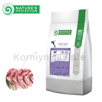 Сухий корм для дорослих собак всіх порід з ягням Nature’s Protection Adult Lamb All Breeds, 18 кг (NPB46030)
