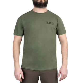 Футболка з малюнком 5.11 Tactical EMEA Smoke 'Em Military Green L (76276-225)