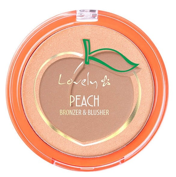 Bronzer & Blusher Lovely Peach Duo do konturowania twarzy 7 g (5901801681045)