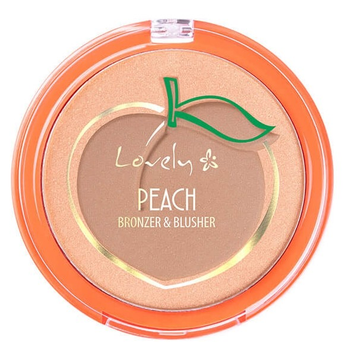 Бронзер і рум'яна Lovely Peach Duo для контурування обличчя 7 г (5901801681045)