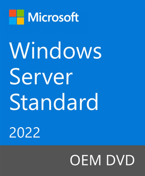 Microsoft Windows Server 2022 Standard x64 English 1pk DSP OEI DVD 16 Core (P73-08328)