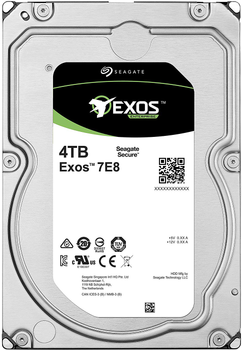 Dysk twardy Seagate Exos 7E8 512E 4TB 7200rpm 256MB ST4000NM005A 3.5" SAS