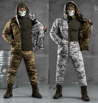 Двосторіній зимовий тактичний костюм Oblivion Мультикам 4XL