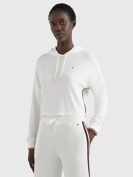 Худи женское Tommy Hilfiger UW04342-YBL XL Экрю (196805855959)