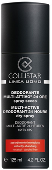 Dezodorant Collistar Uomo Multi-Active Deodorant 24 Hours Dry spray 125 ml (8015150284080)