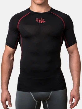 Компрессионная футболка Air Motion Short Sleeve Black Red S Цвет Красный (501005-134-S)