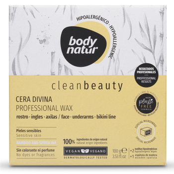 Wosk do depilacji Body Natur Clean Beauty Divine Wax 100 g (8414719407418)