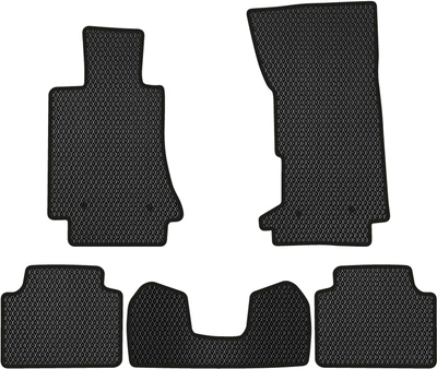 EVA коврики EVAtech в салон авто для Alfa Romeo Giulia (952) 2016+ 2 поколения Sedan EU 5 шт Black (AR21106CB5BW4RBB)