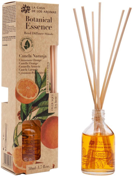 Patyczki zapachowe La Casa de los Aromas Botanical Essence Cynamon i Pomarańcza 50 ml (8428390048563)