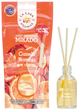 Patyczki zapachowe La Casa de los Aromas Cynamon i Pomarańcza 30 ml (8428390044879)