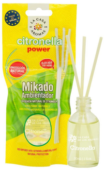 Patyczki zapachowe La Casa de los Aromas Citronella z esencją 30 ml (8428390046385)