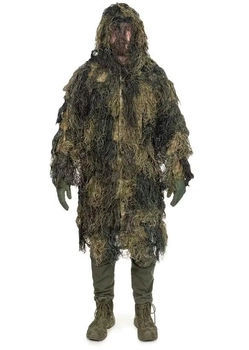 Маскувальний костюм Mil-Tec Parka Ghillie Anti Fire 11962100 Woodland - XL/2XL