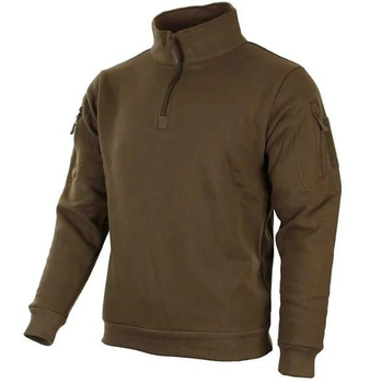 Кофта тактическая Mil-Tec Tactical Sweatshirt Coyote 11472519-3XL