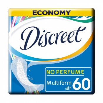 Прокладки щоденні Discreet Air No Perfume 60 шт (8001090161956)