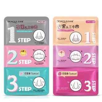 Очищуючі полоски для носа Bioaqua 3 Step 20 г (6947790797953)