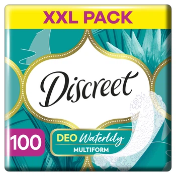 Прокладки щоденні Discreet Deo Водяна лілія 100 шт (8001090162274)