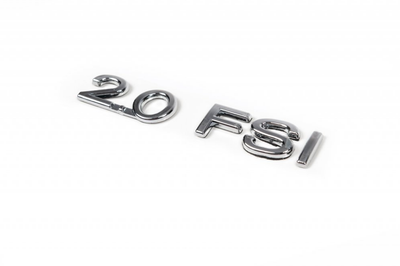 Шильдик (надпись) "2.0 FSI" для Volkswagen Jetta/Passat B6 2006-2011, AVTM, 645A100030