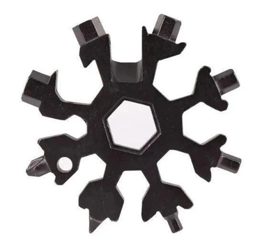 Мультитул викрутка 18 в 1 у вигляді сніжинки Snowflake Wrench Tool