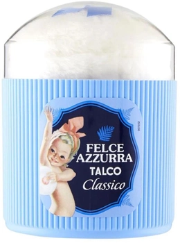 Тальк для тіла Felce Azzurra у пляшці + подушечка Classico 250 г (8001280026249)