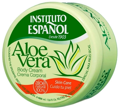 Крем для тіла та рук Instituto Espanol Aloe Vera Body Cream Зволожуючий на основі алое вера 200 мл (8411047143216)