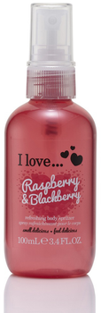 Mgiełka do ciała I Love... Refreshing Body Spritzer odświeżająca Raspberry & Blackberry 100 ml (5060217188859)