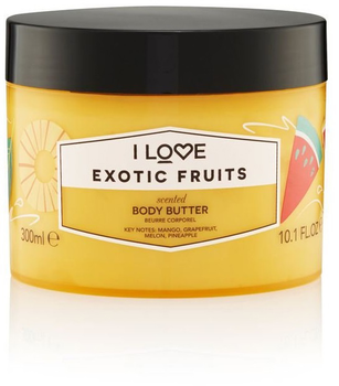 Masło do ciała I Love... Scented Body Butter nawilżające Exotic Fruits 300 ml (5060351545815)