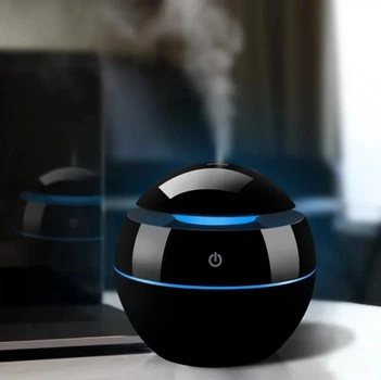 Зволожувач повітря ультразвуковий Ultrasonic Aroma Humidifier SL-001 чорний