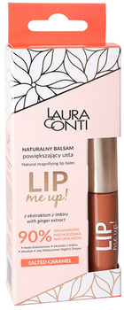 Бальзам Laura Conti Lip Me Up натуральний збільшення губ з екстрактом імбиру Salted Caramel 9 мл (5907573411439)