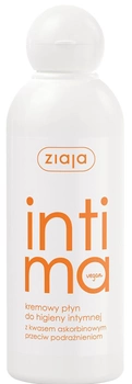 Kremowy płyn do higieny intymnej Ziaja Intima z kwasem askorbinowym 200 ml (5901887018650)