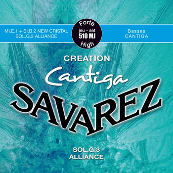 Струны для классической гитары Savarez Creation Cantiga 510MJ High Tension (R125296)