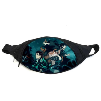 Поясная сумка Бананка Клинок, рассекающий демонов (GBKNY 027) Gear Bag черная