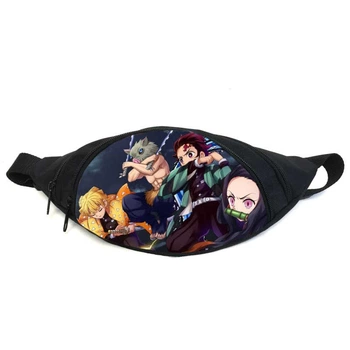 Поясная сумка Бананка Клинок, рассекающий демонов (GBKNY 03) Gear Bag черная